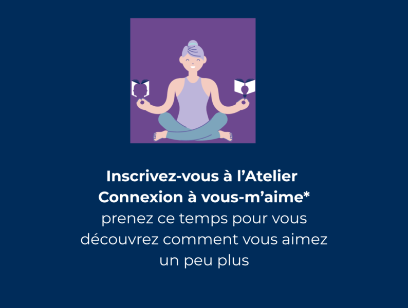 Invitation à un atelier pour se connecter à soi m'aime* (jeu de mot) et s'aimer un peu plus