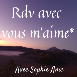 Logo du podcast rdv avec vous m'aime de Sophie Ame